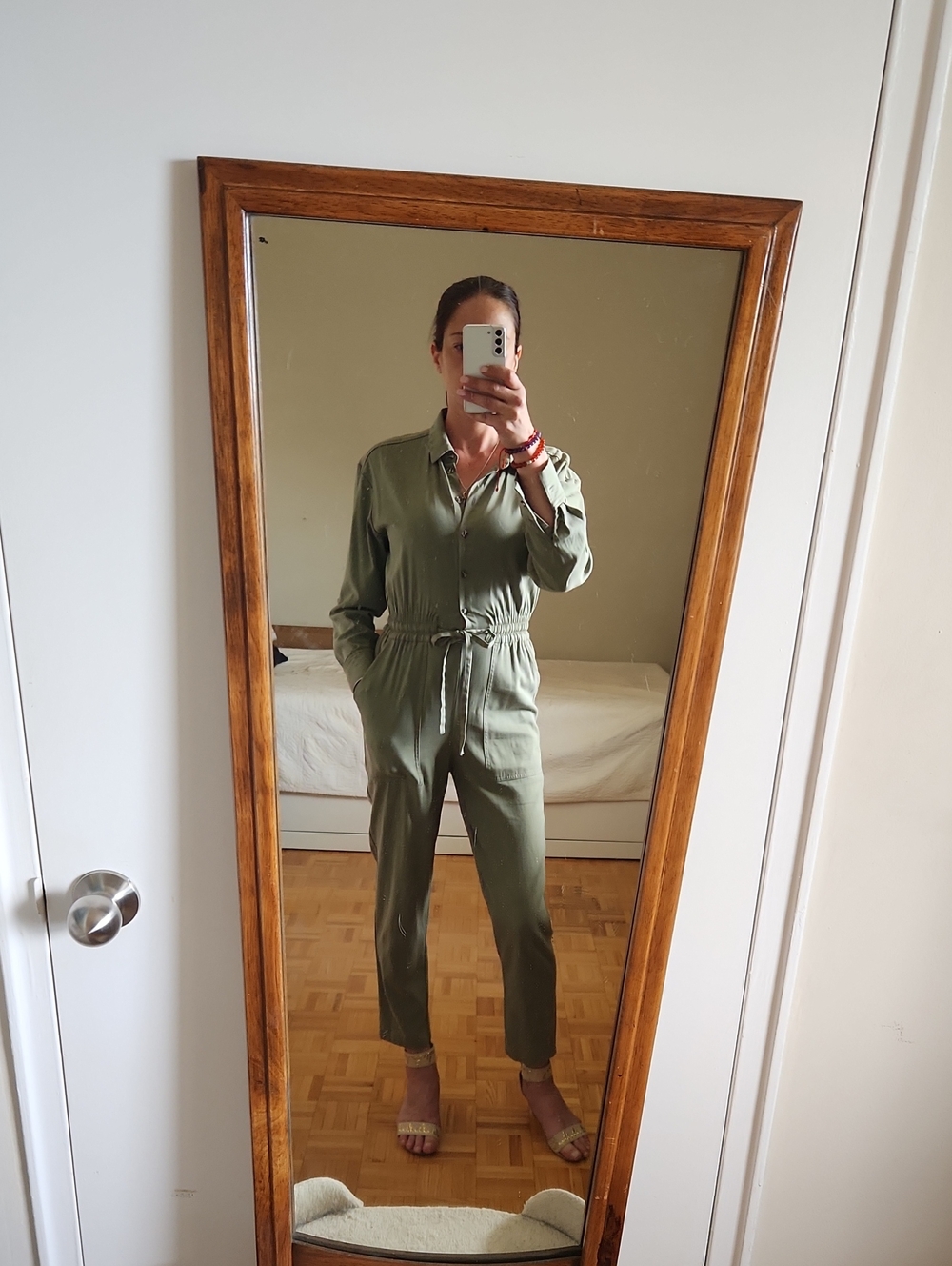 RW&CO. Olive Utility Shell Top